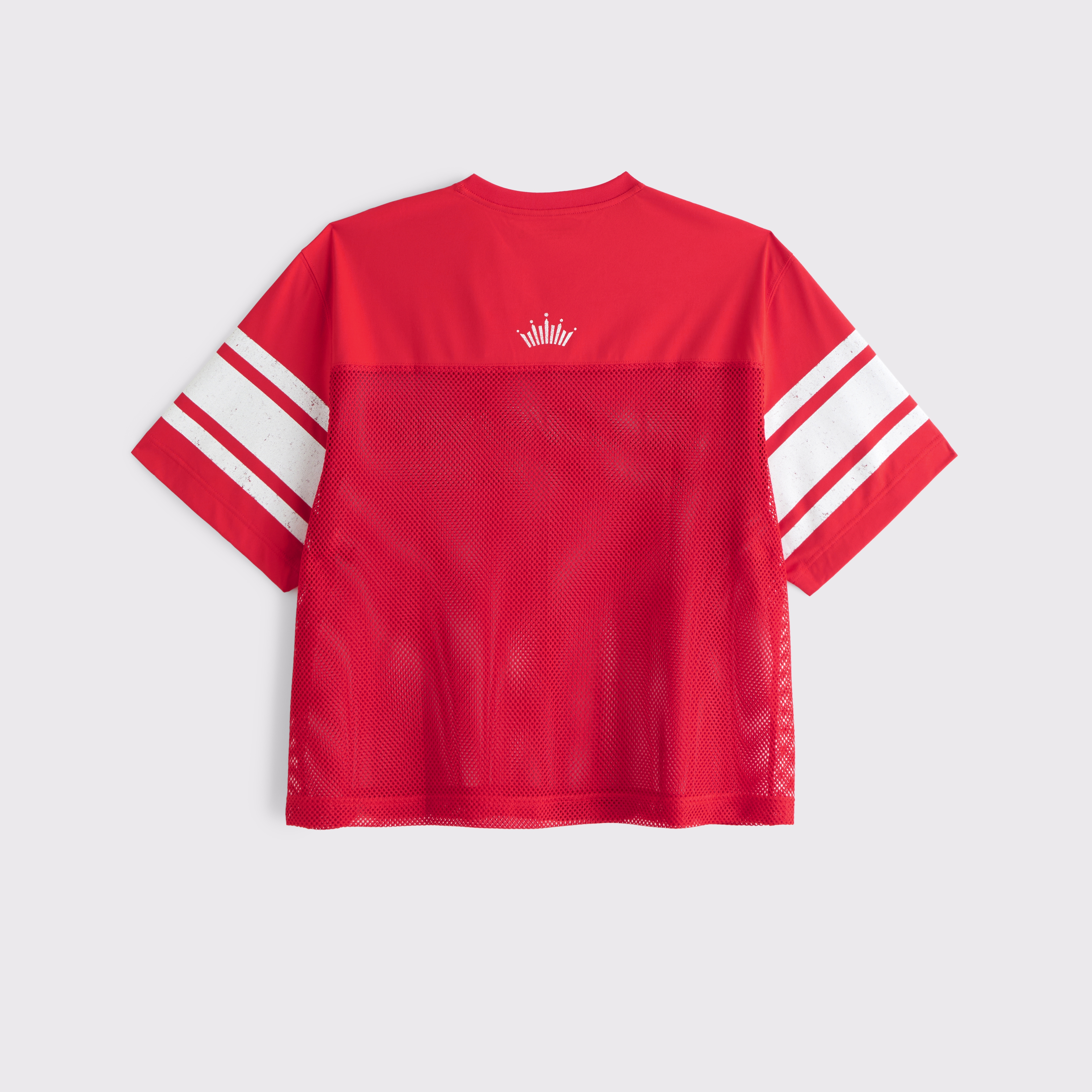 ★Abercrombie & Fitch★バドワイザークロップメッシュTシャツ Men's Budweiser Cropped Football Jersey | Men's Clearance