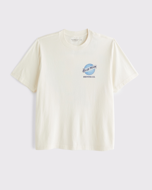 Hombre Camiseta gráfica de inspiración vintage Blue Moon | Hombre