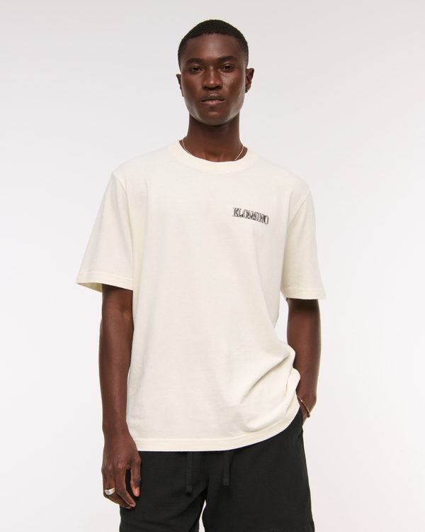 Vintage-Inspired El Camino Tee, Cream view 1