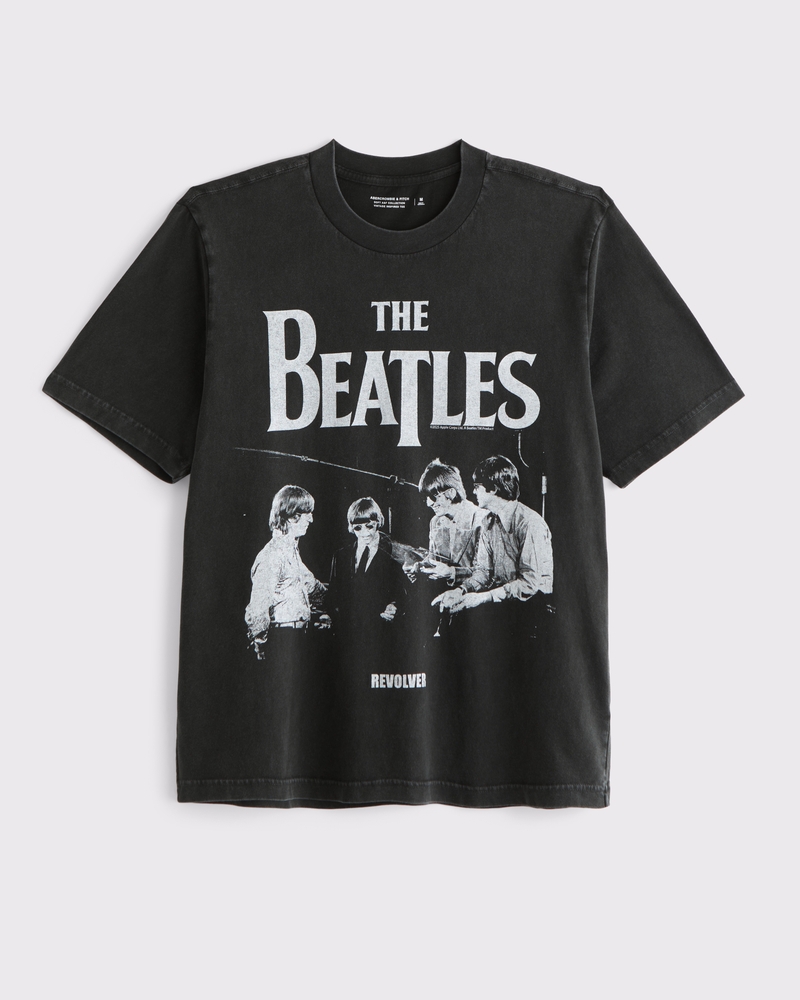 Ameri VINTAGE - THE BEATLES CUT OFF TEE　チャコールブラック Ameri VINTAGE - vivicat様専用 THE BEATLES CUT OFF TEE アメリ