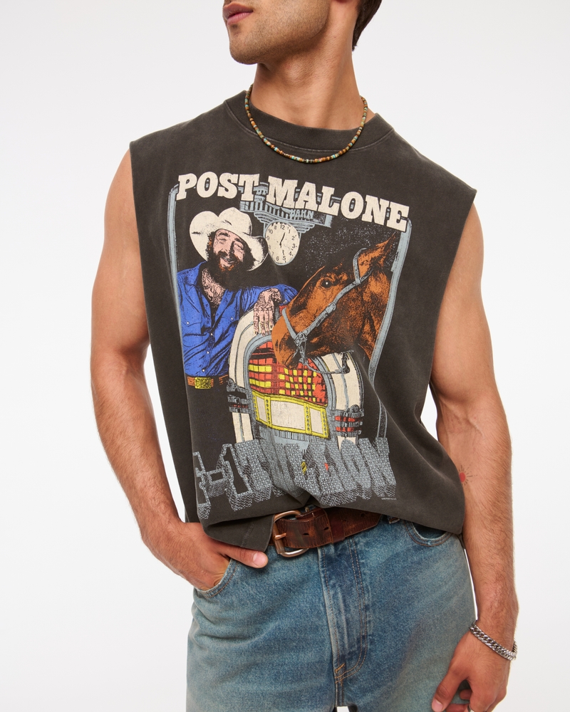 Premium Heavyweight Cropped Post Malone Tank