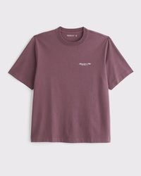 Camiseta prémium pulida con micrologo