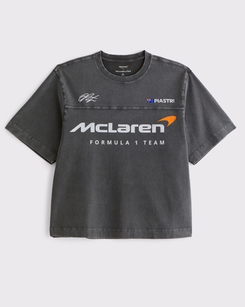 メンズ プレミアム ヘビーウェイト クロップド McLaren Tシャツ