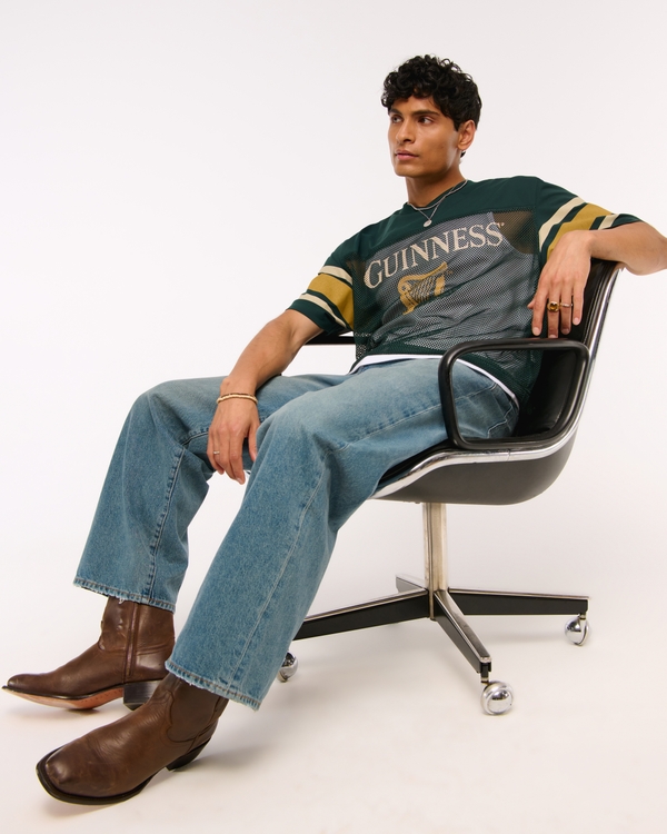 Guinness Cropped Football Jersey, Dark Forest view 1
