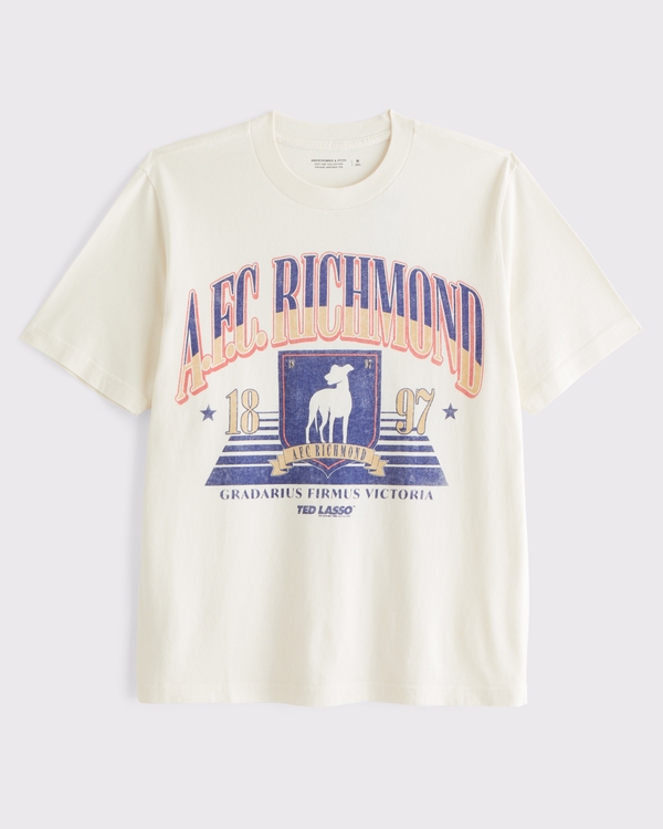 Ted Lasso Vintage-Inspired Graphic Tee, Cream view 1