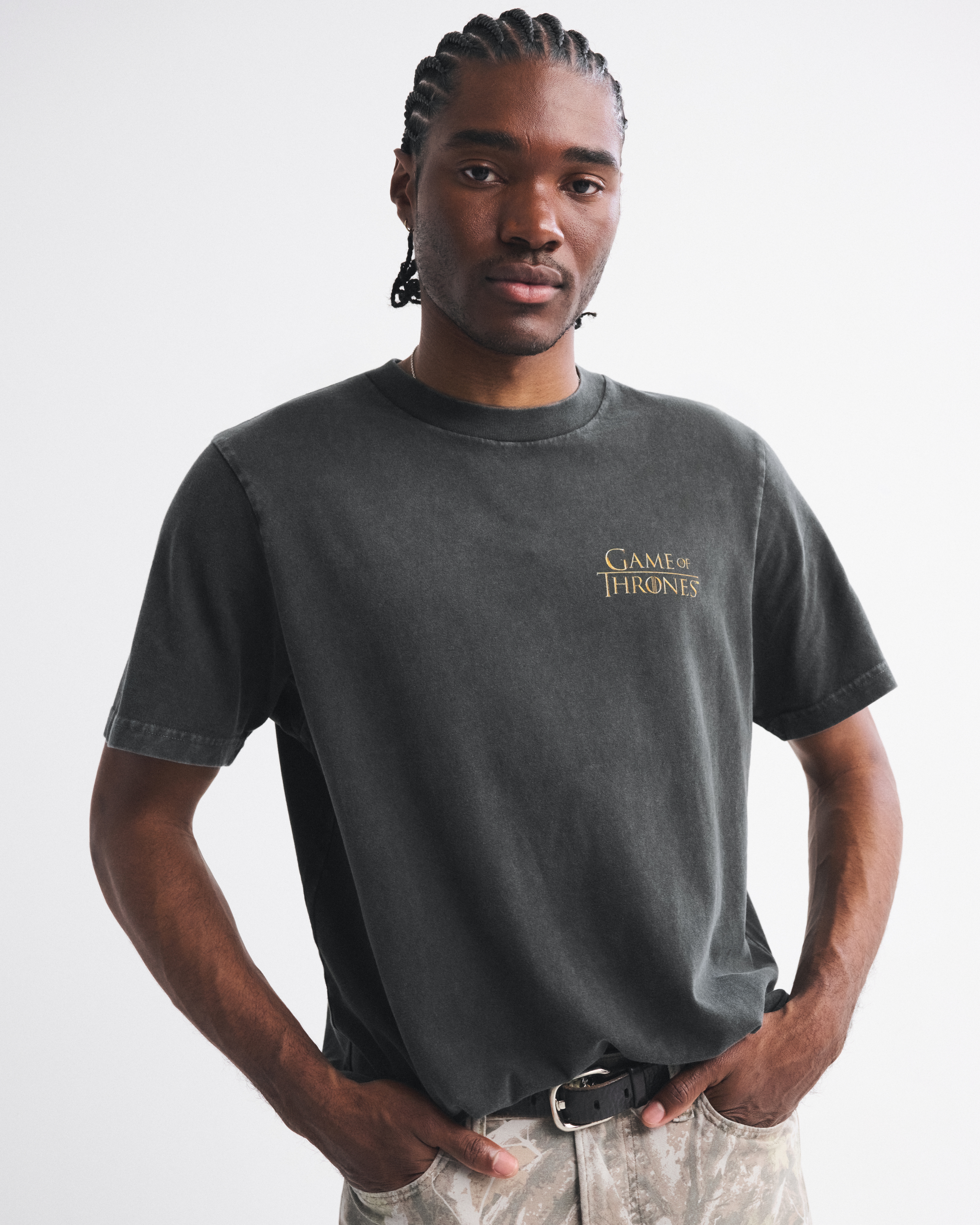 Мужские футболки Abercrombie & Fitch Game of Thrones Vintage-Inspired Graphic Tee — фото 3