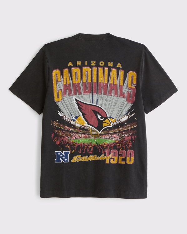 Arizona Cardinals Graphic Tee, Black - Cardinals view 1