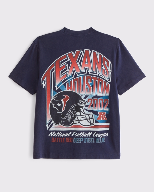 Houston Texans Graphic Tee, Navy - Texans view 1