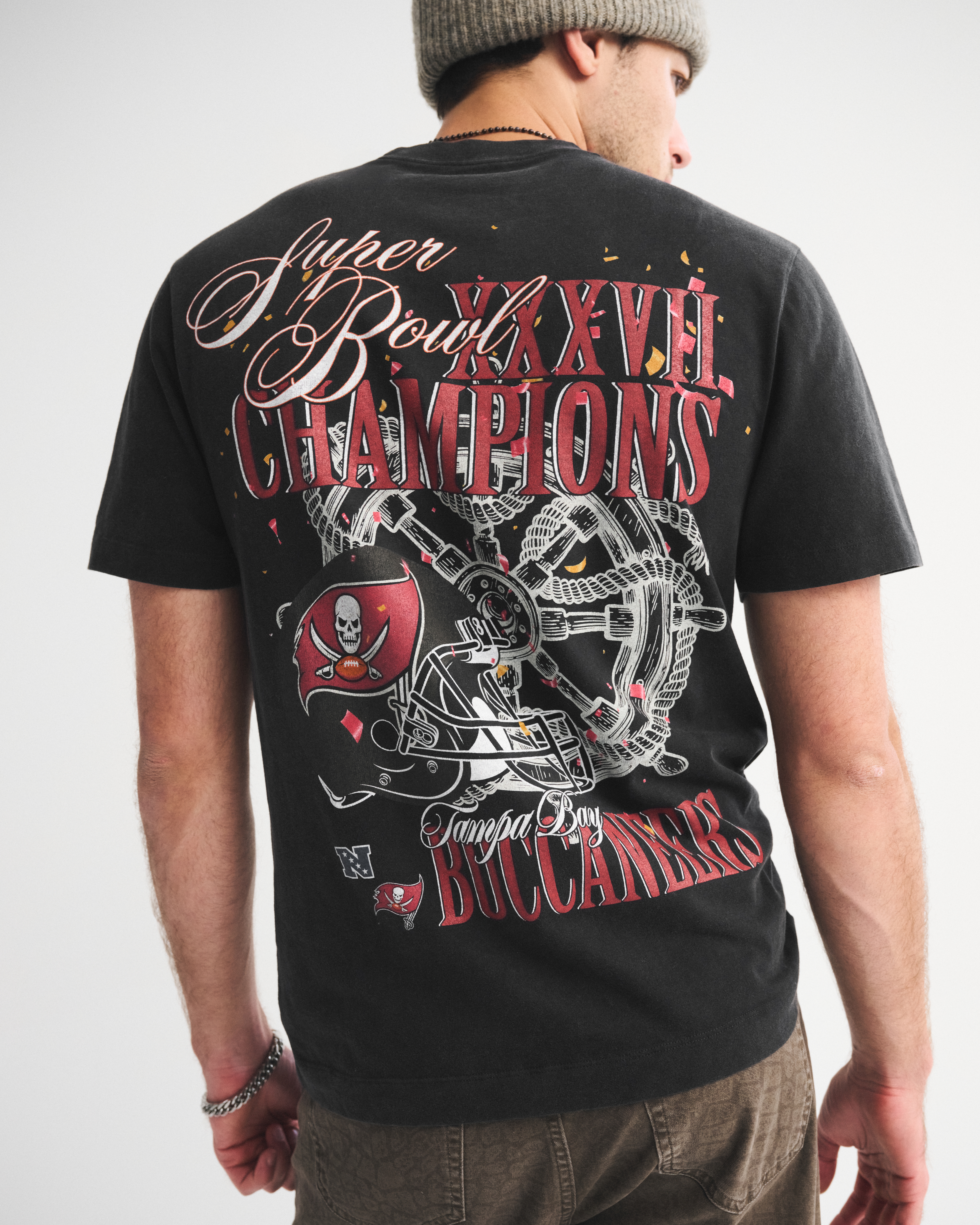 Мужские футболки Abercrombie & Fitch Miami Dolphins Graphic Tee — фото 3