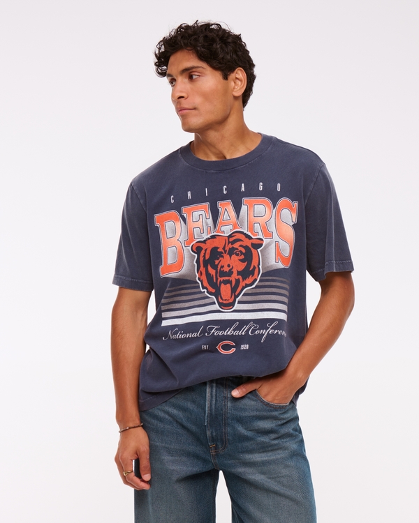 Chicago Bears Vintage-Inspired Graphic Tee