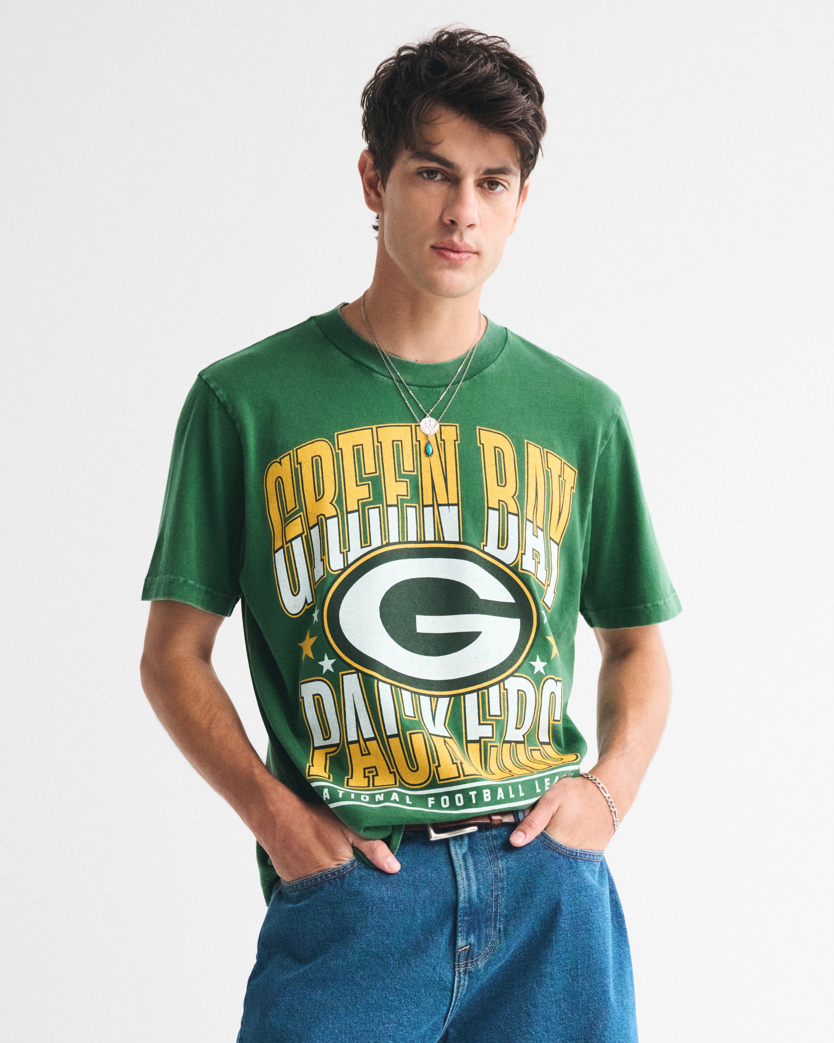 Men's Green Bay Packers Vintage-Inspired Graphic Tee | Men's