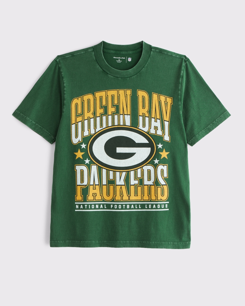 Green Bay Packers ヴィンテージTシャツ　Made in USA Men's Green Bay Packers Vintage-Inspired Graphic Tee | Men's