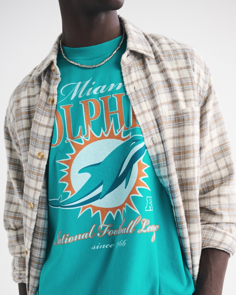 Miami Dolphins Vintage-Inspired Graphic Tee