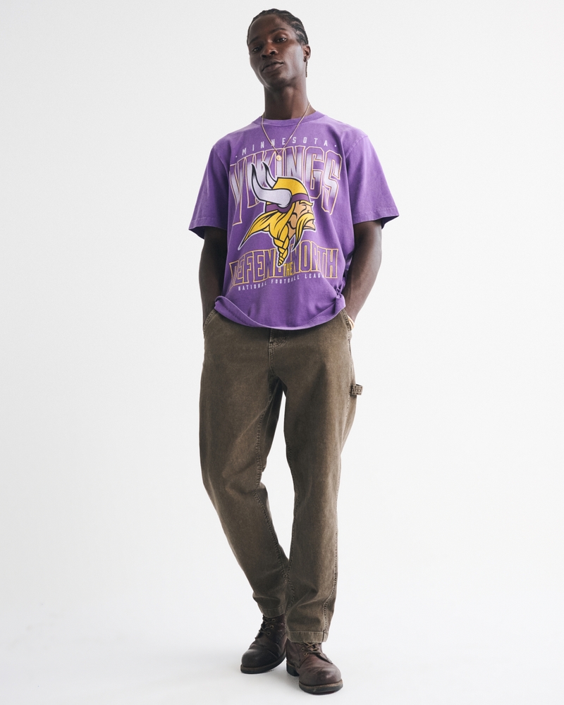 Men's Minnesota Vikings Vintage-Inspired Graphic Tee | Men's Tops