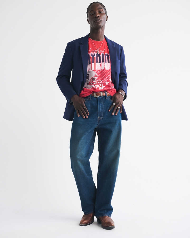 New England Patriots Vintage-Inspired Graphic Tee