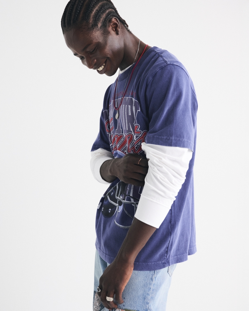 New York Giants Vintage-Inspired Graphic Tee