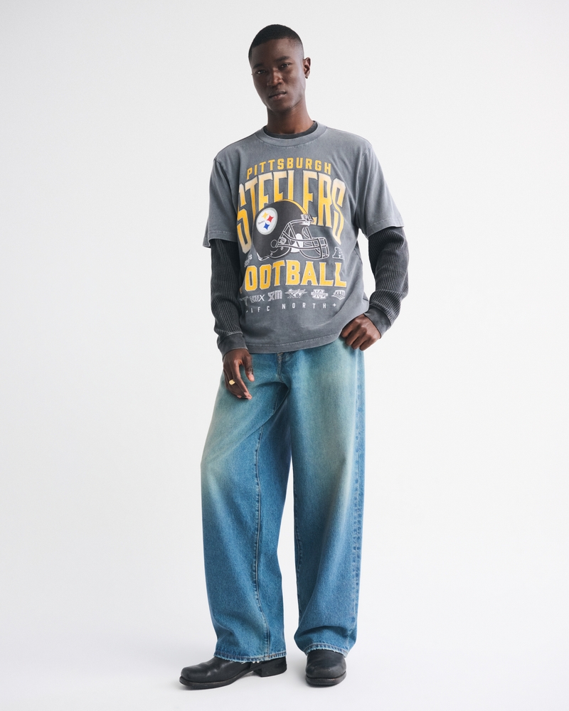 Pittsburgh Steelers Vintage-Inspired Graphic Tee