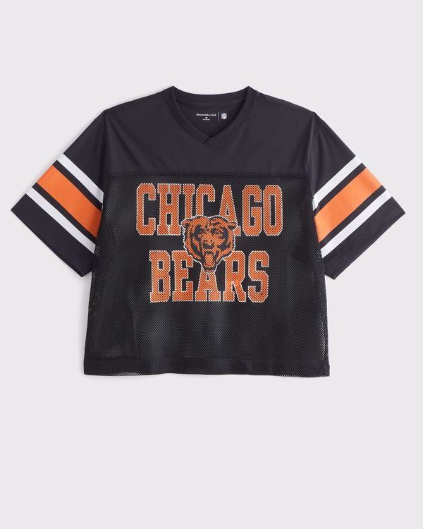 Chicago Bears Mesh Tee, Navy - Bears view 1