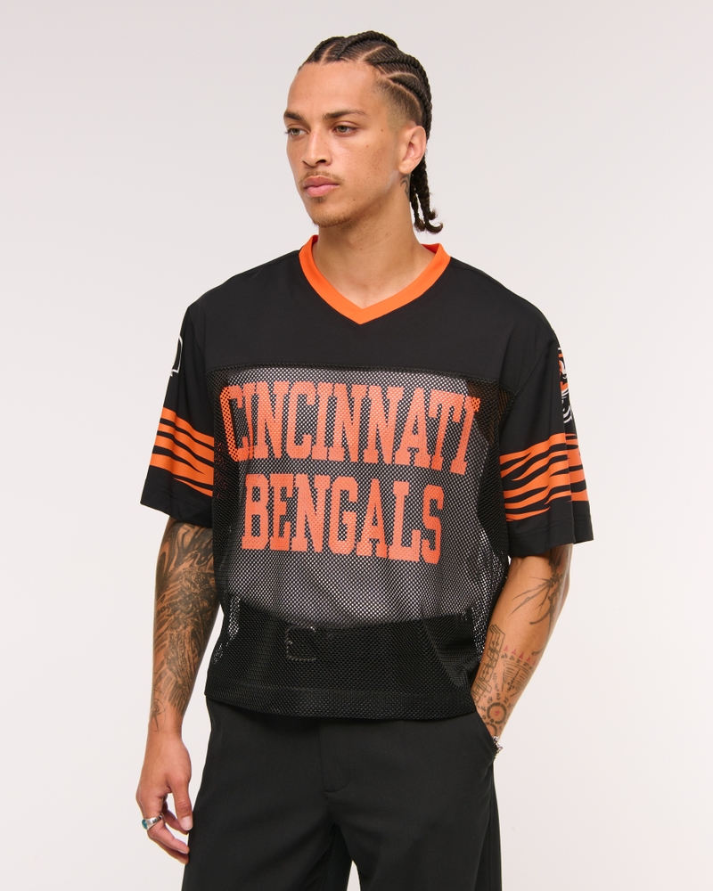 Men's Cincinnati Bengals Mesh Tee | Men's Tops | Abercrombie.com