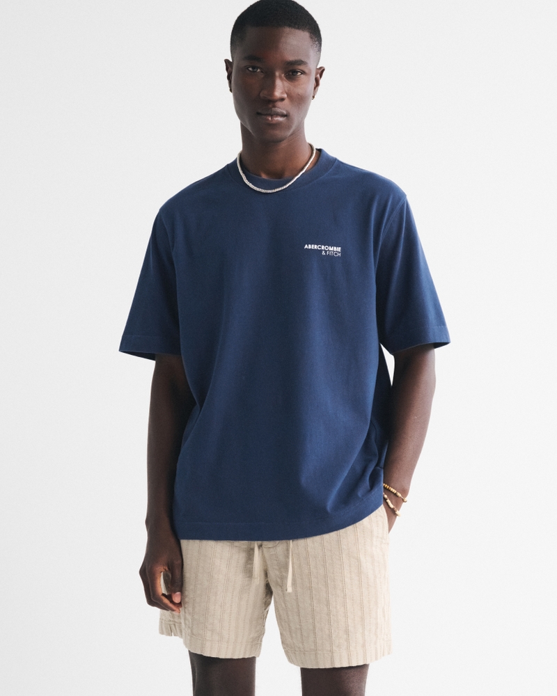 Premium Heavyweight Micro-Logo Tee