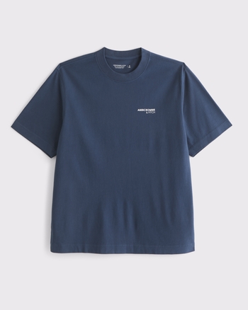 Premium Heavyweight 2.0 Micro-Logo Tee from Abercrombie & Fitch - $34.99