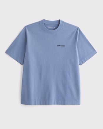 Premium Heavyweight Micro-Logo Tee
