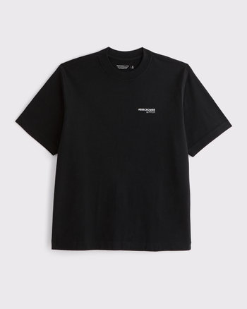 Premium Heavyweight Micro-Logo Tee from Abercrombie & Fitch - $40