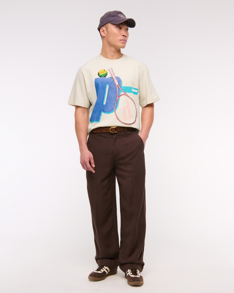 Prince Tennis Vintage-Inspired Cropped Graphic Tee