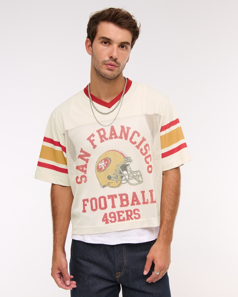 サンフランシスコ 49ers メッシュウェア Men's San Francisco 49ers Mesh Tee | Men's Tops | Abercrombie.com
