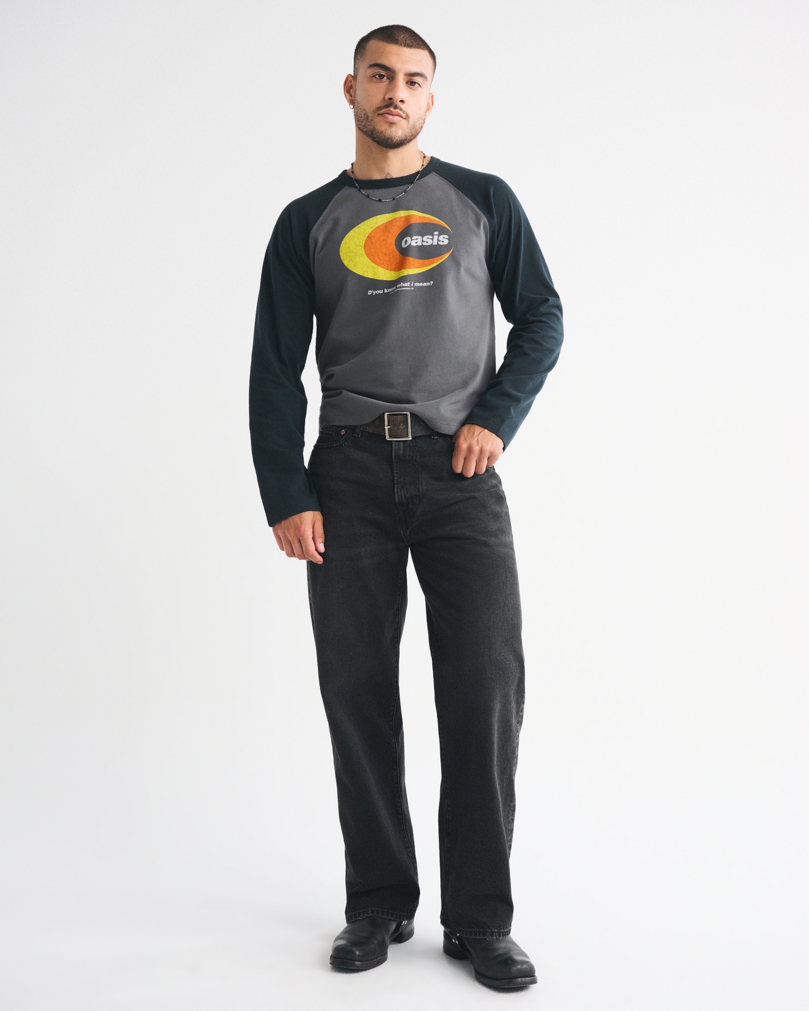 The Who Long-Sleeve Premium Heavyweight Cropped Tee
