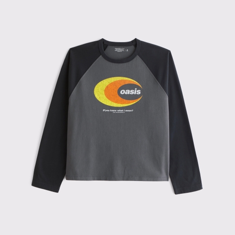 Мужские футболки Abercrombie & Fitch The Who Long-Sleeve Premium Heavyweight Tee