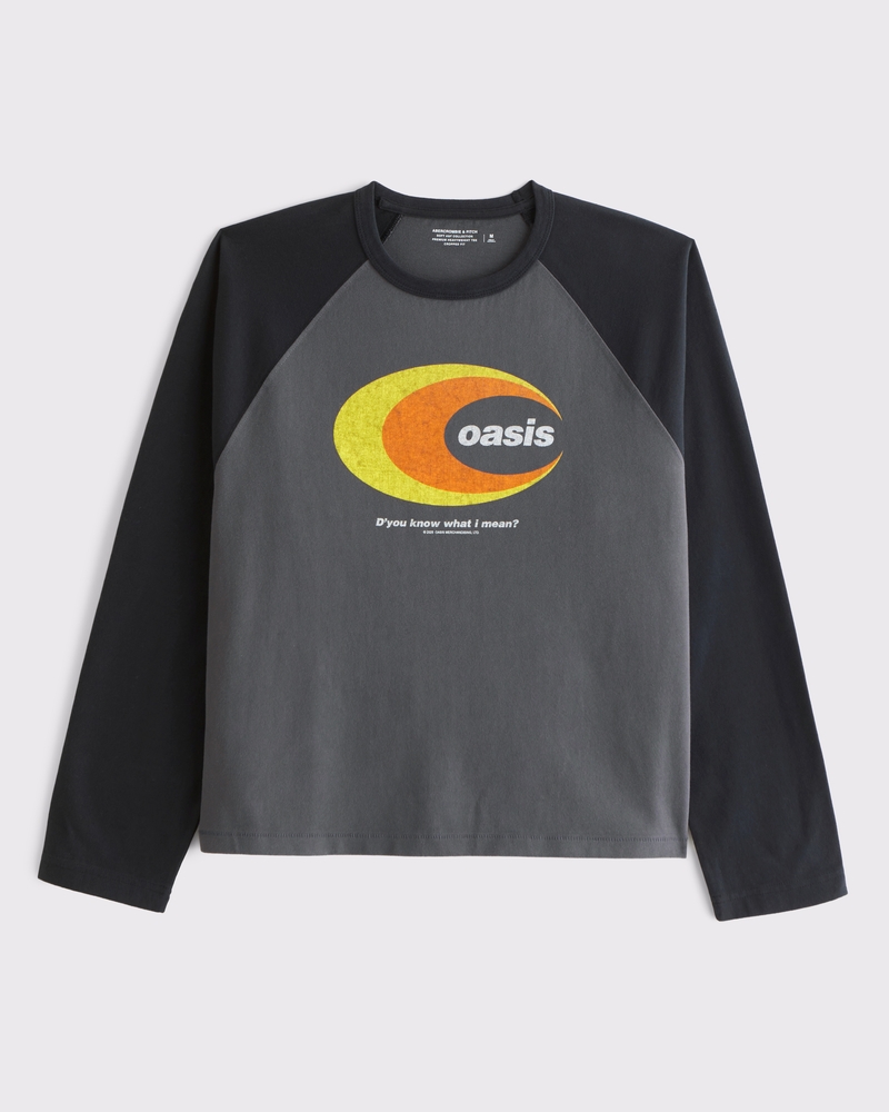 Men's Oasis Long-Sleeve Premium Heavyweight Cropped Tee