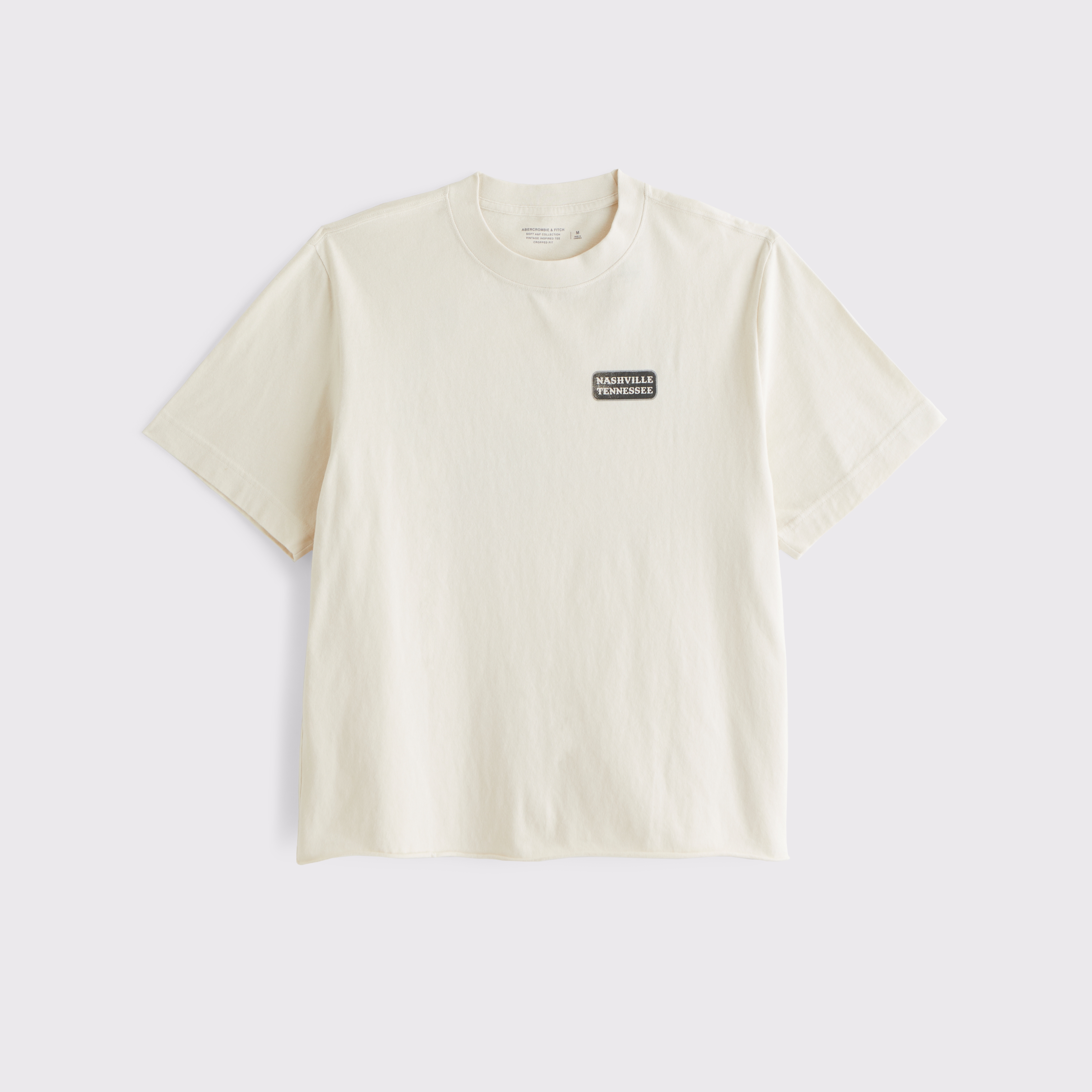 Men's Vintage-Inspired Cropped Graphic Tee | Men's Clearance