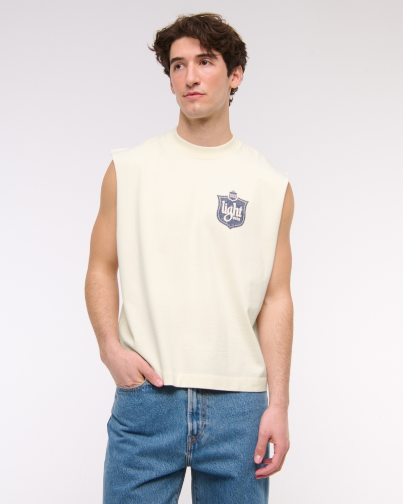 Premium Heavyweight Cropped Lone Star Tank