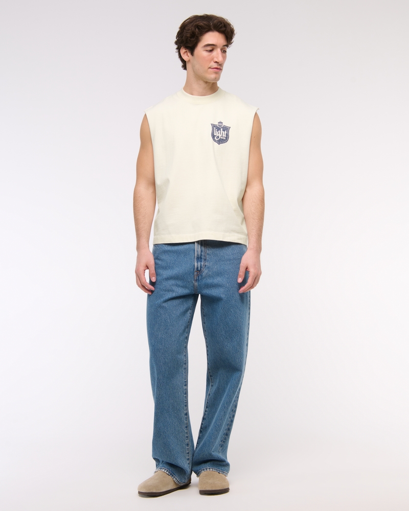 Premium Heavyweight Cropped Lone Star Tank