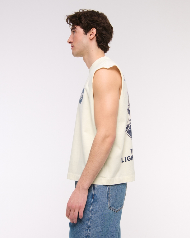 Premium Heavyweight Cropped Lone Star Tank