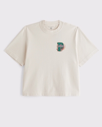 Prince Tennis Vintage-Inspired Cropped Graphic Tee