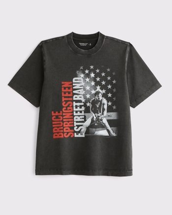 Men's Premium Heavyweight 2.0 Bruce Springsteen Graphic Tee | Men's Tops | Abercrombie.com