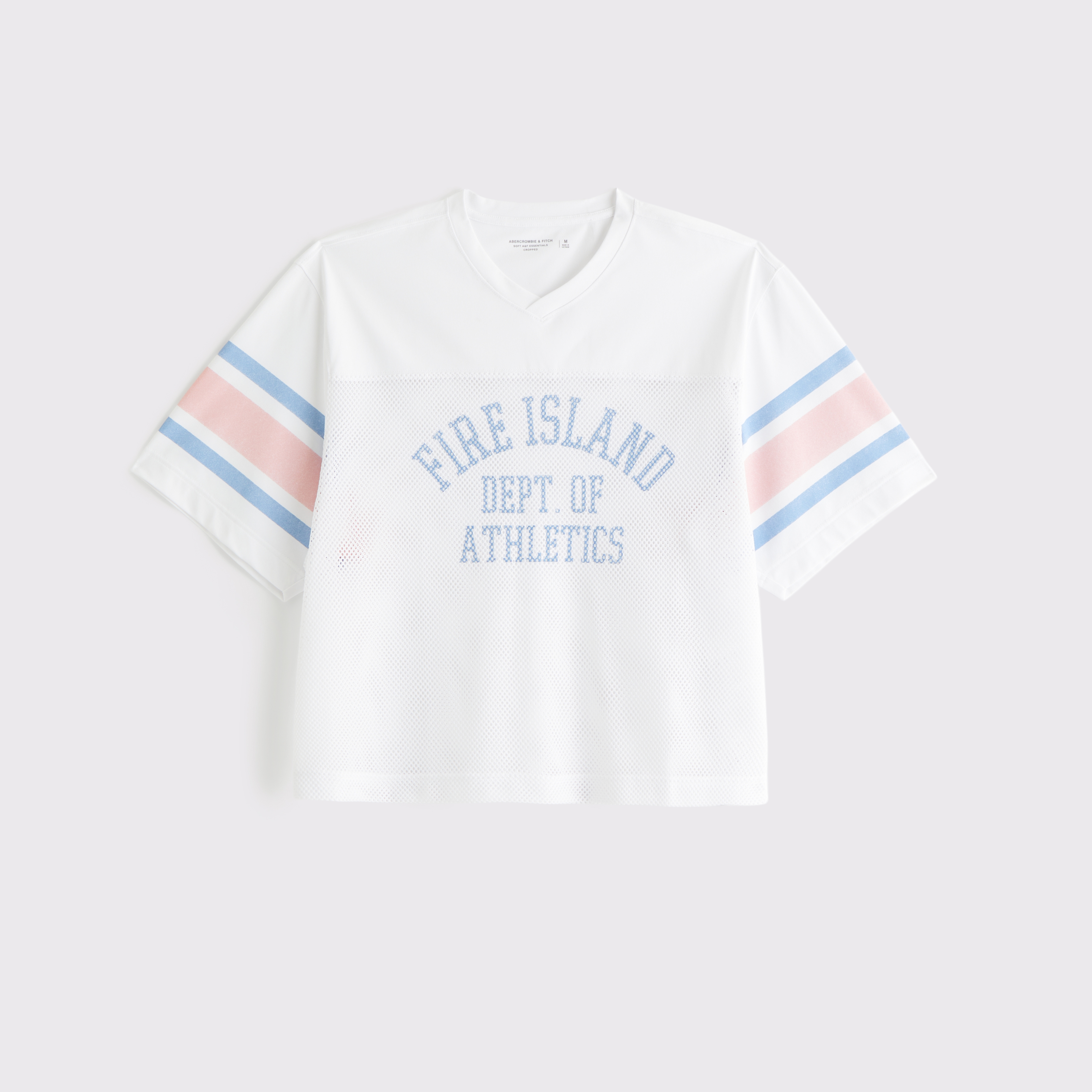 Abercrombie & Fitch Pride Football Jersey In White