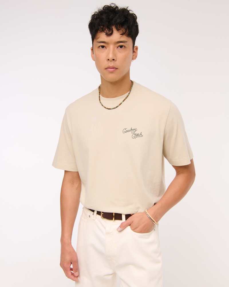 メンズ フィッシング ヴィンテージ風グラフィックTシャツ | メンズ
