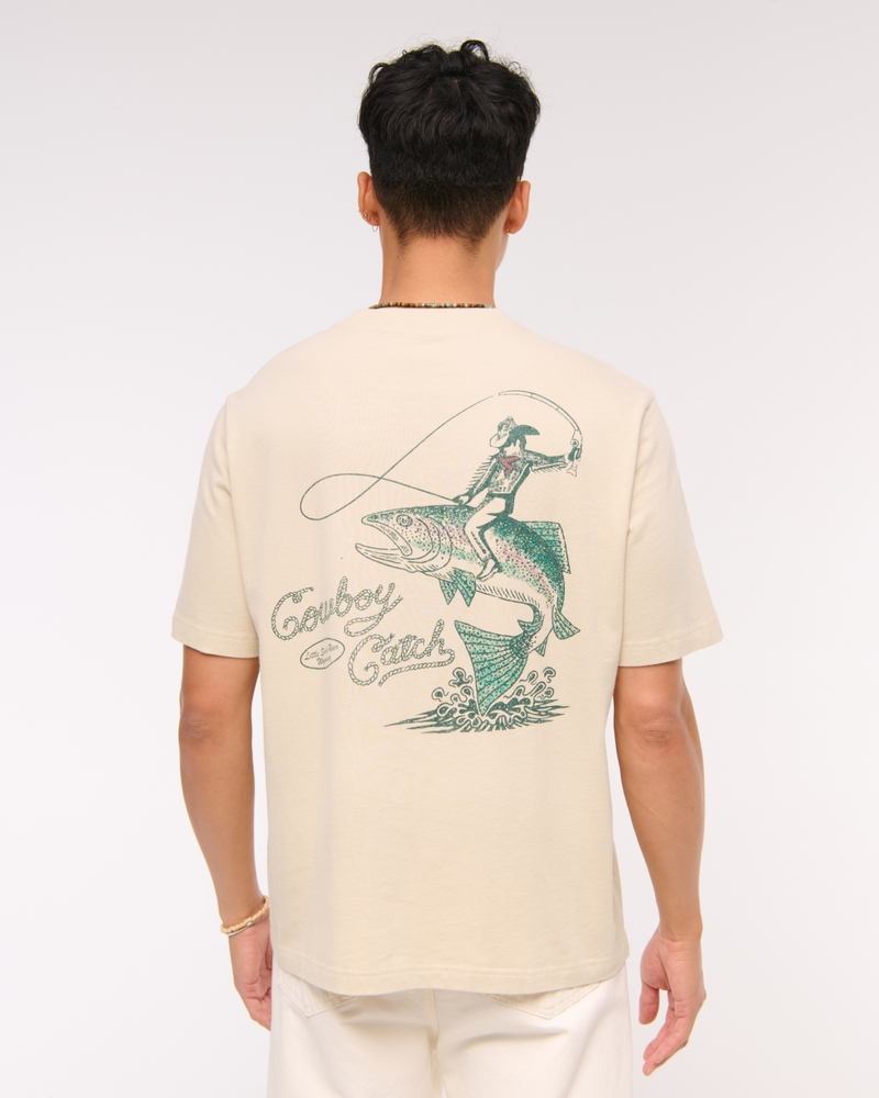 Fishing Vintage-Inspired Graphic Tee