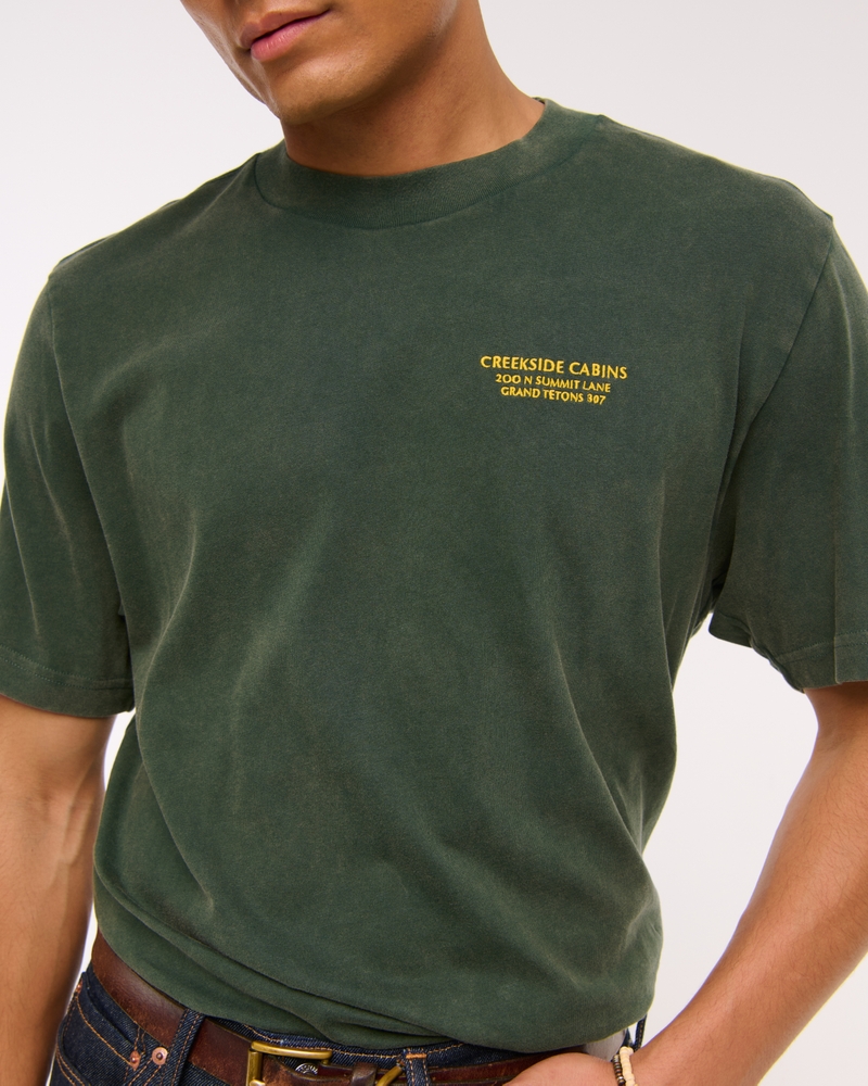Cabin Vintage-Inspired Graphic Tee