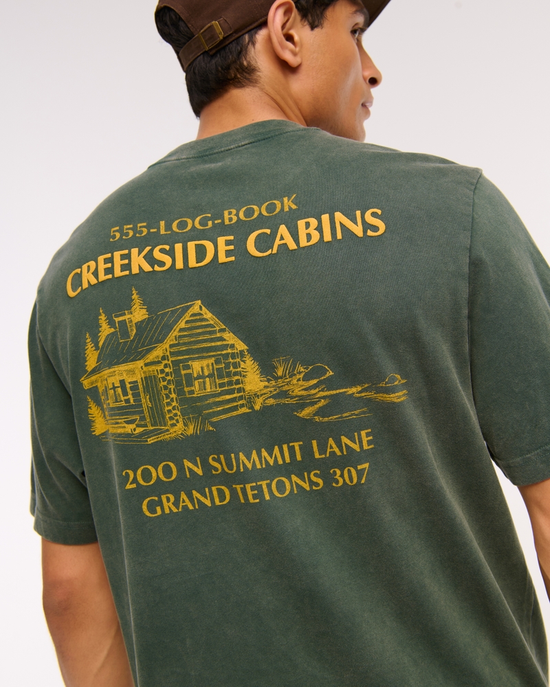 Cabin Vintage-Inspired Graphic Tee