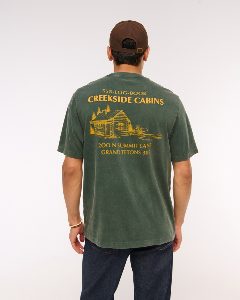 Cabin Vintage-Inspired Graphic Tee