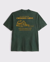 Cabin Vintage-Inspired Graphic Tee