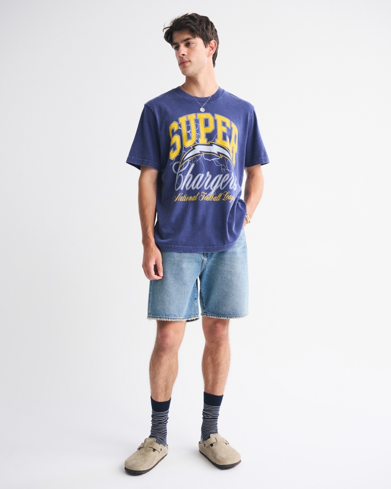 Los Angeles Chargers Vintage-Inspired Graphic Tee