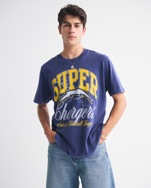 Los Angeles Chargers Vintage-Inspired Graphic Tee