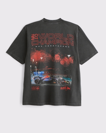 Homme T-shirt graphique d’inspiration vintage Oracle Red Bull Racing | Homme Nouveautés | Abercrombie.com