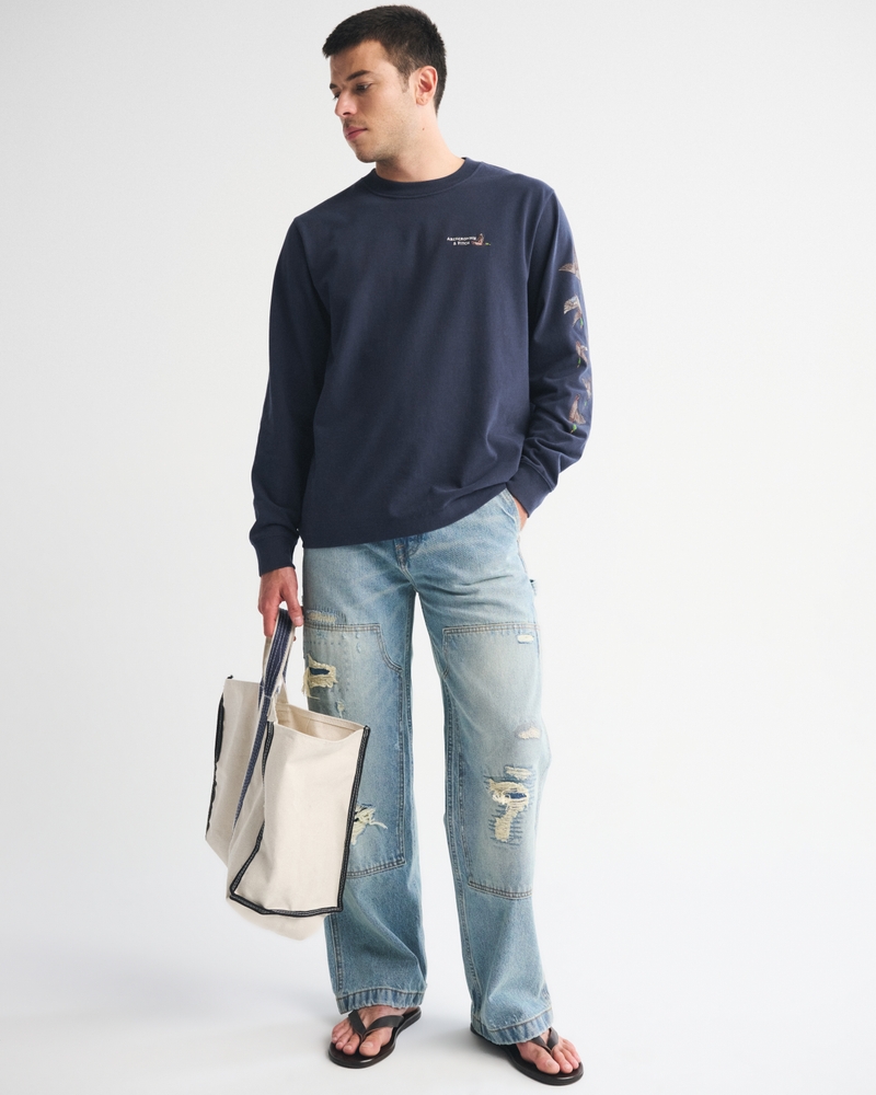 Long-Sleeve Premium Heavyweight 2.0 Graphic Logo Tee