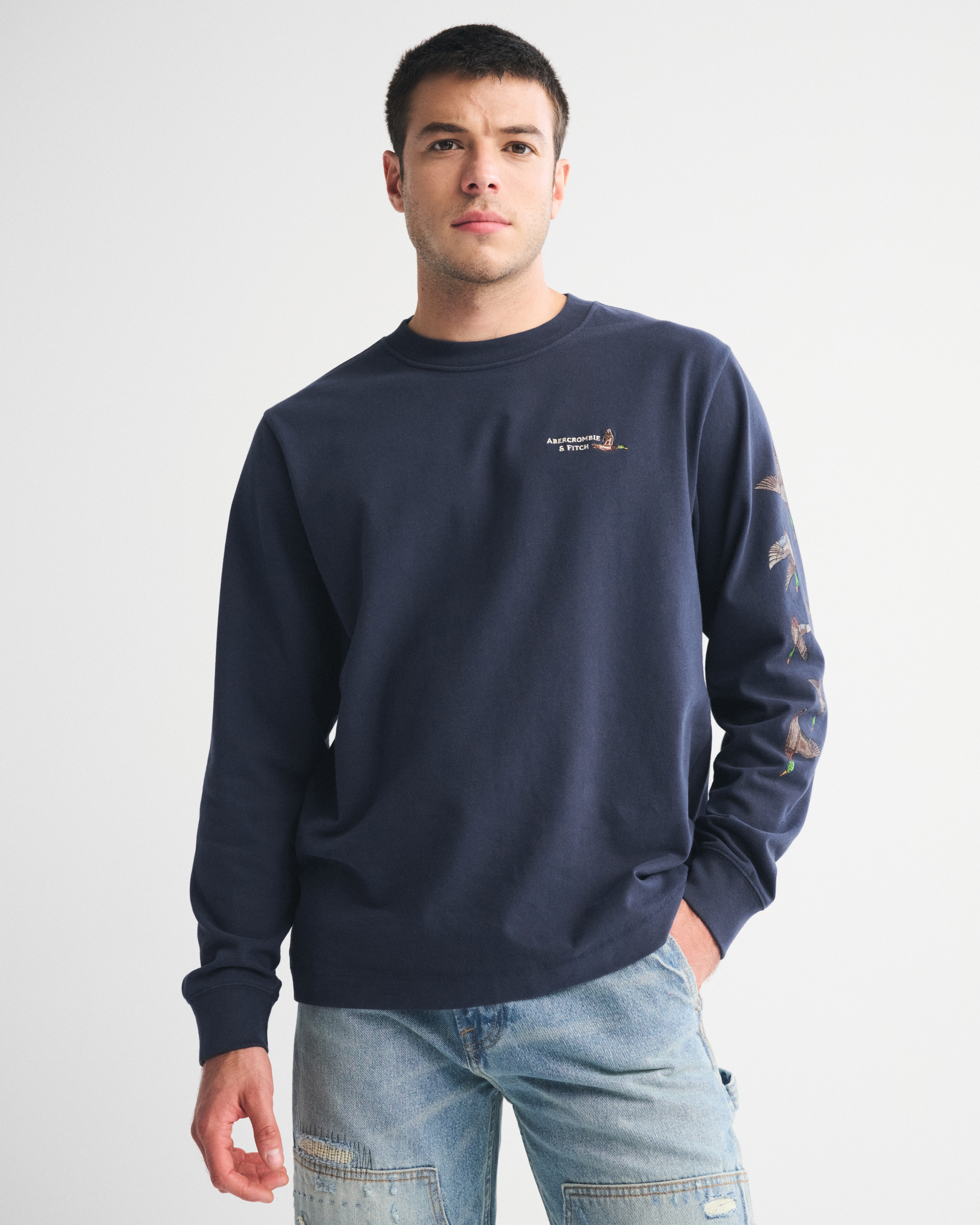 ☆yy Boke Flower 2.0' embroidered zip-up hoodie in cotton and